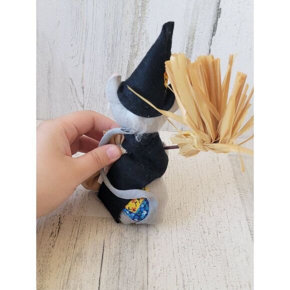 Annalee 1971 witch broom Mouse trick or treat candy bag - Picture 4 of 7